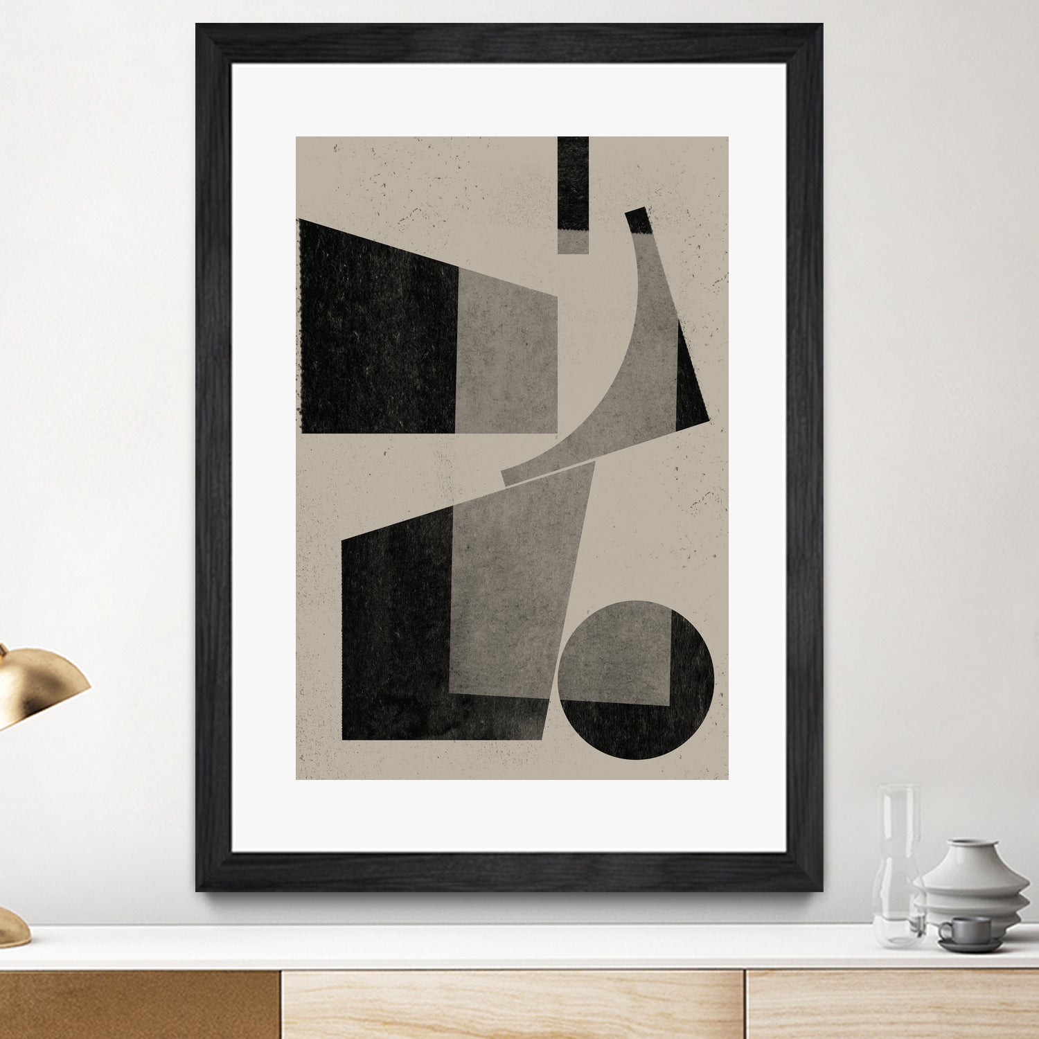 Geometric Harmony by THE MIUUS STUDIO on GIANT ART - watercolor abstract art