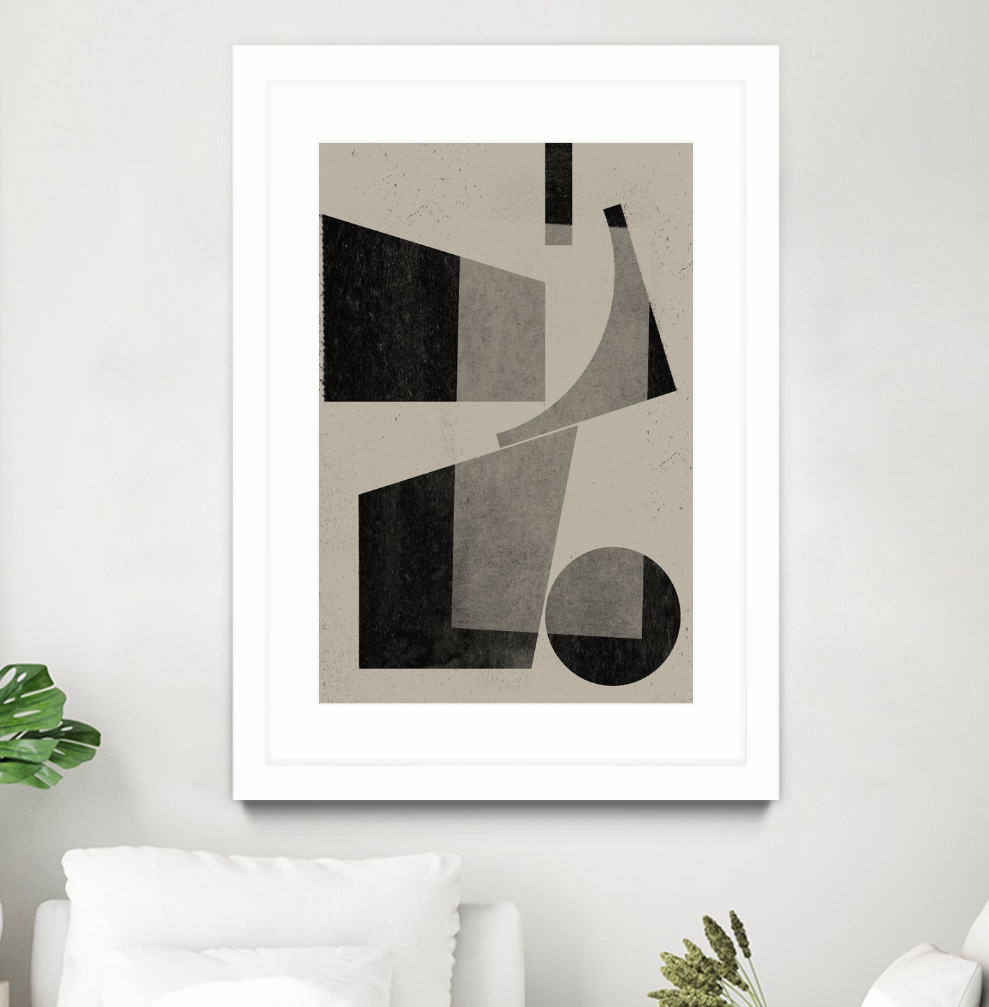 Geometric Harmony by THE MIUUS STUDIO on GIANT ART - watercolor abstract art