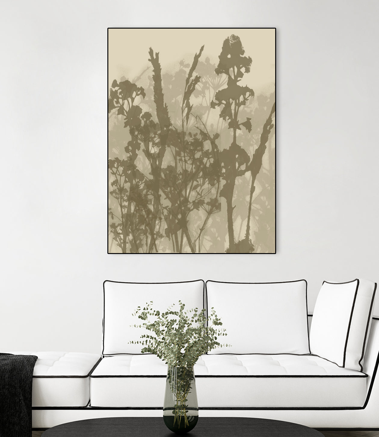 Misty Meadow. Abstract Botanical Art No.10 by Dina Dankers on GIANT ART - 5000 illustration