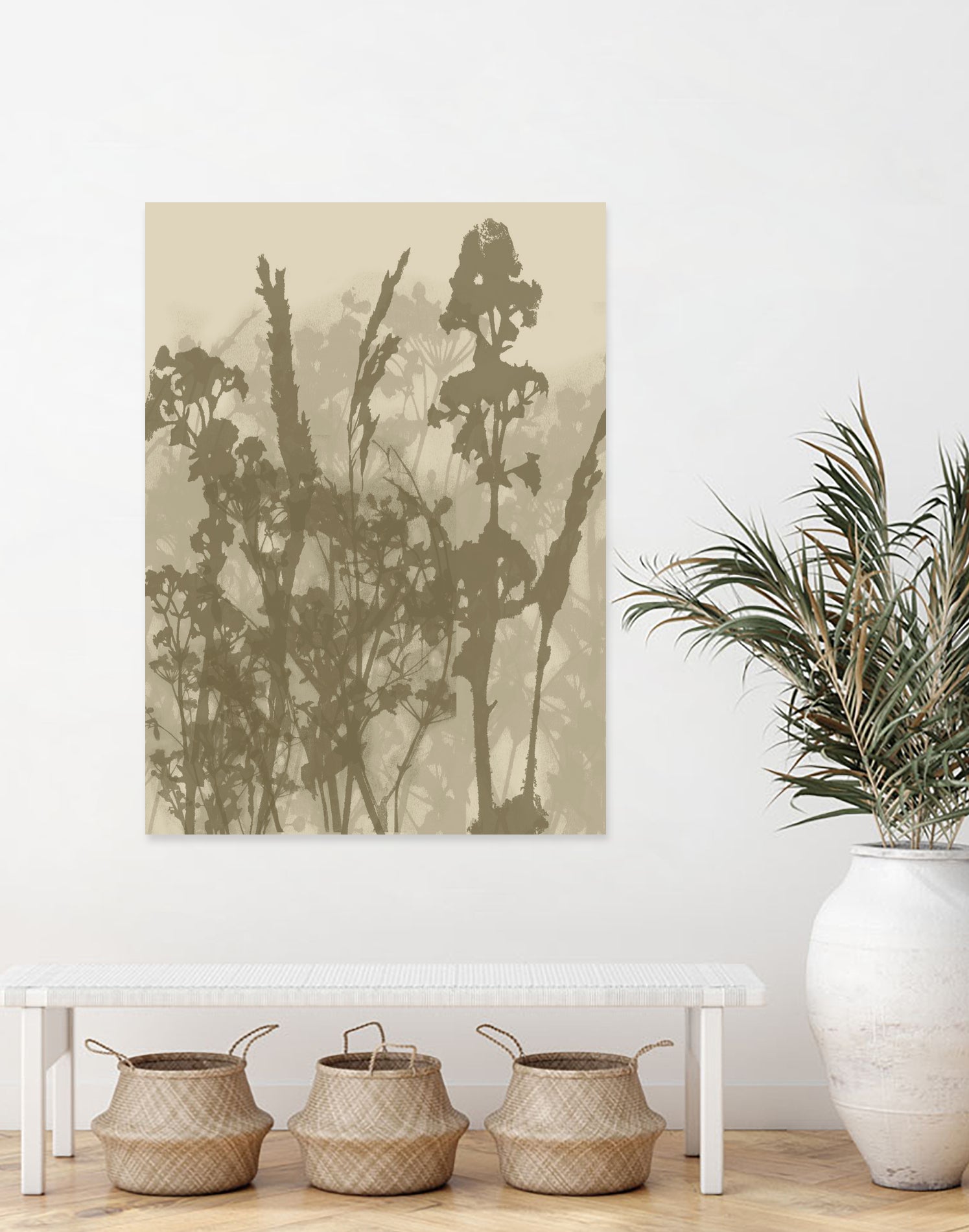 Misty Meadow. Abstract Botanical Art No.10 by Dina Dankers on GIANT ART - 5000 illustration