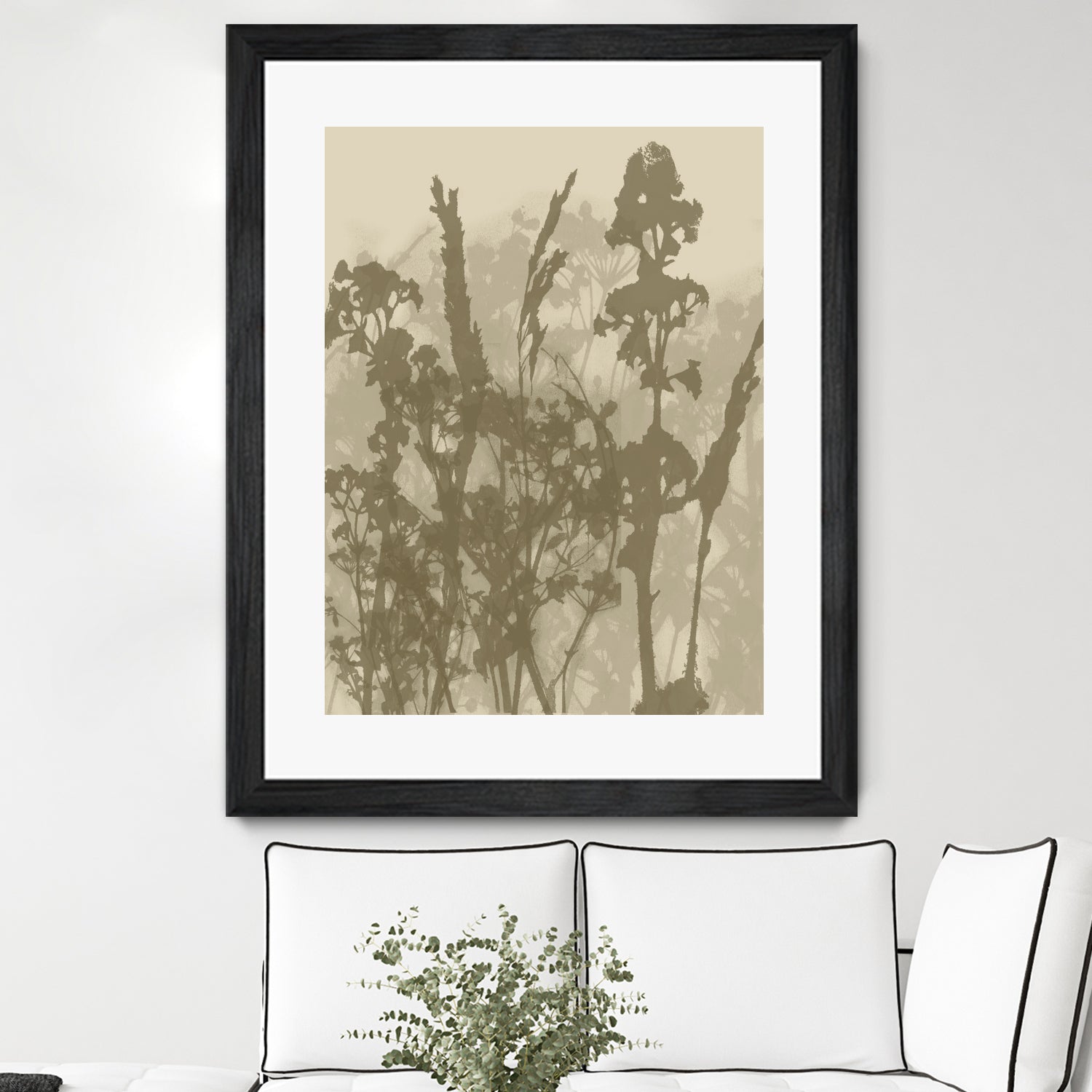 Misty Meadow. Abstract Botanical Art No.10 by Dina Dankers on GIANT ART - 5000 illustration