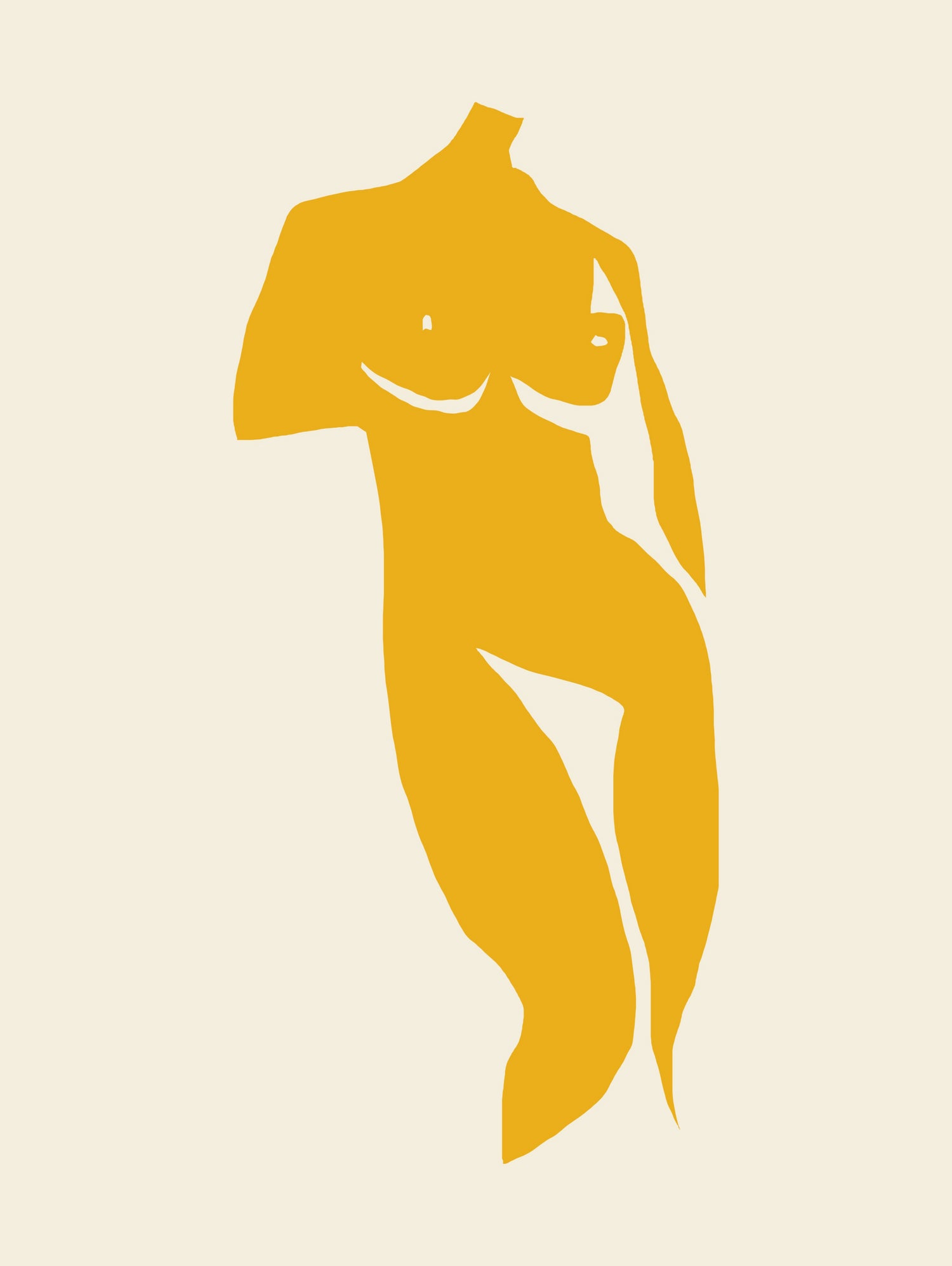 Silhouette Grace by Little Dean on GIANT ART - modern art figurative modern art