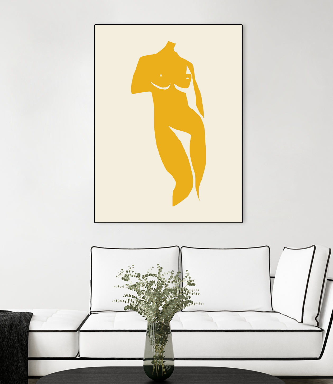 Silhouette Grace by Little Dean on GIANT ART - modern art figurative modern art