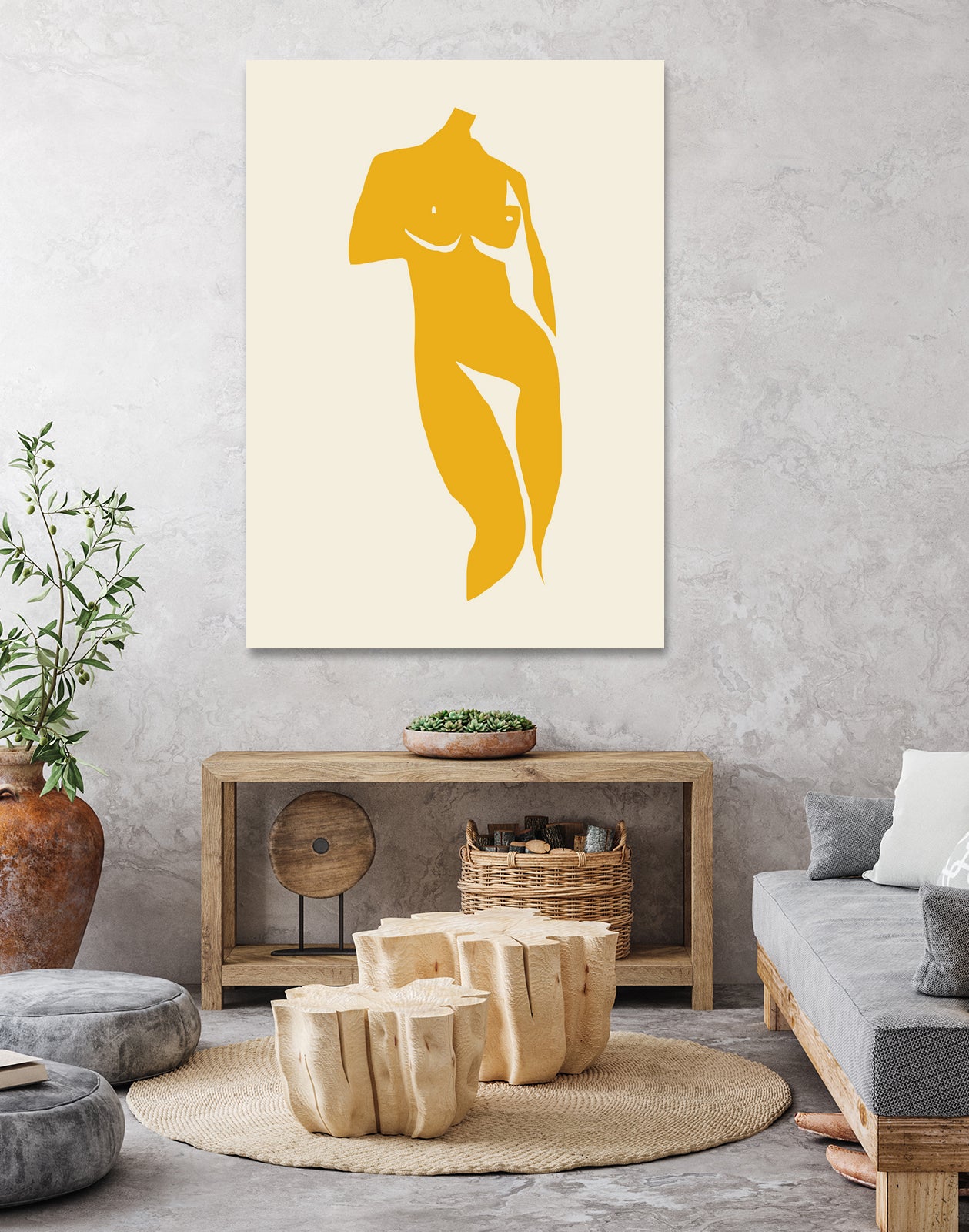 Silhouette Grace by Little Dean on GIANT ART - modern art figurative modern art