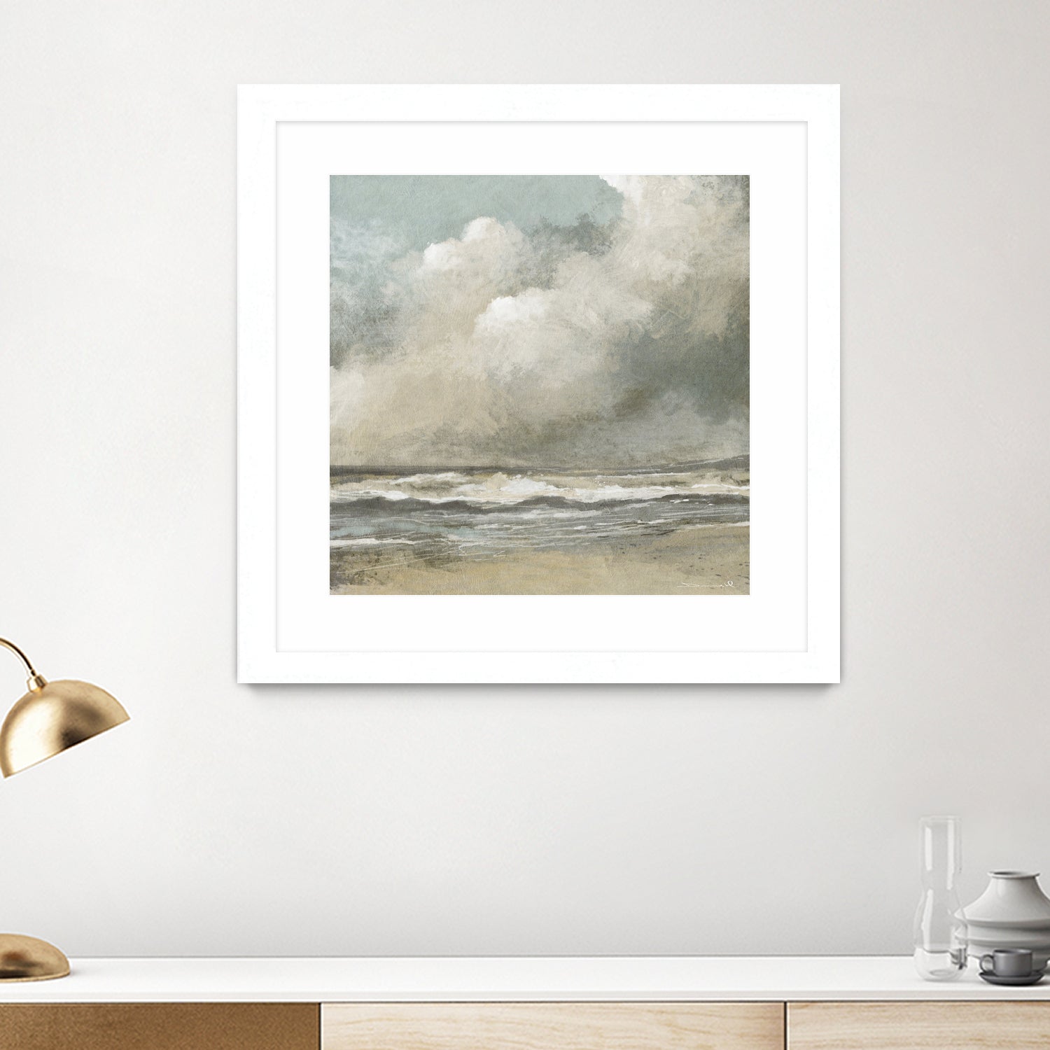 Misty Beach by Dan on GIANT ART - hobday