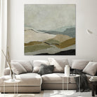 Unseen Landscape by Dan Hobday on GIANT ART - bown abstract ananpainted