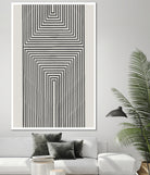 Geometric Echoes by THE MIUUS STUDIO on GIANT ART - 7200 illustration