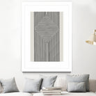 Geometric Echoes by THE MIUUS STUDIO on GIANT ART - 7200 illustration