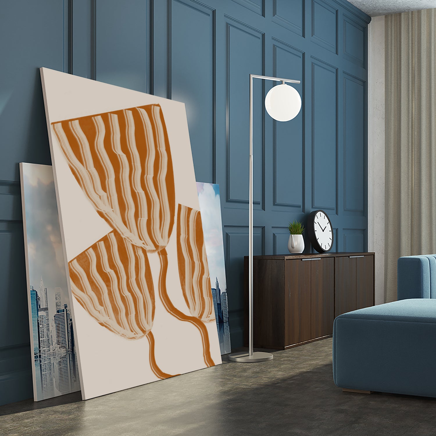 Modern Flowers by THE MIUUS STUDIO on GIANT ART - botanical flower 