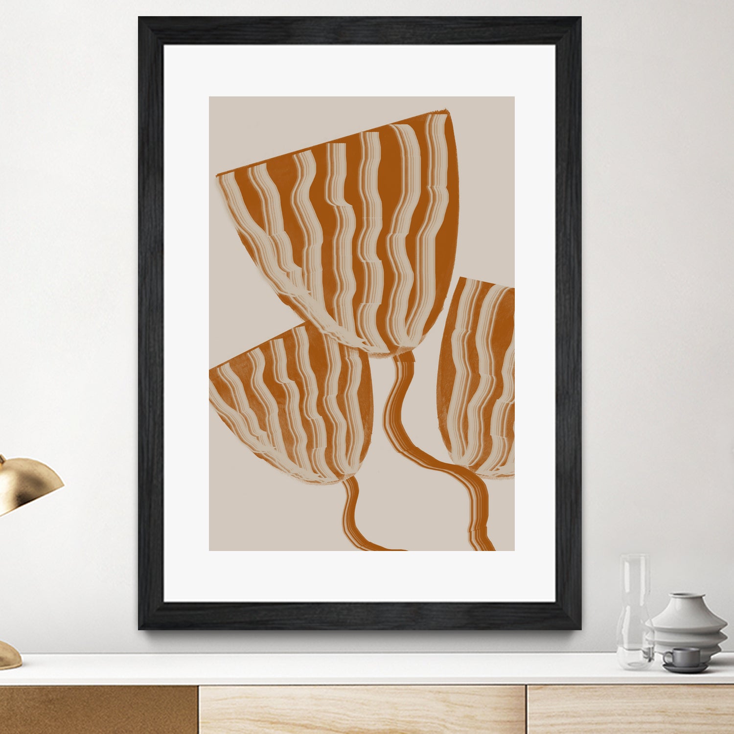 Modern Flowers by THE MIUUS STUDIO on GIANT ART - botanical flower 