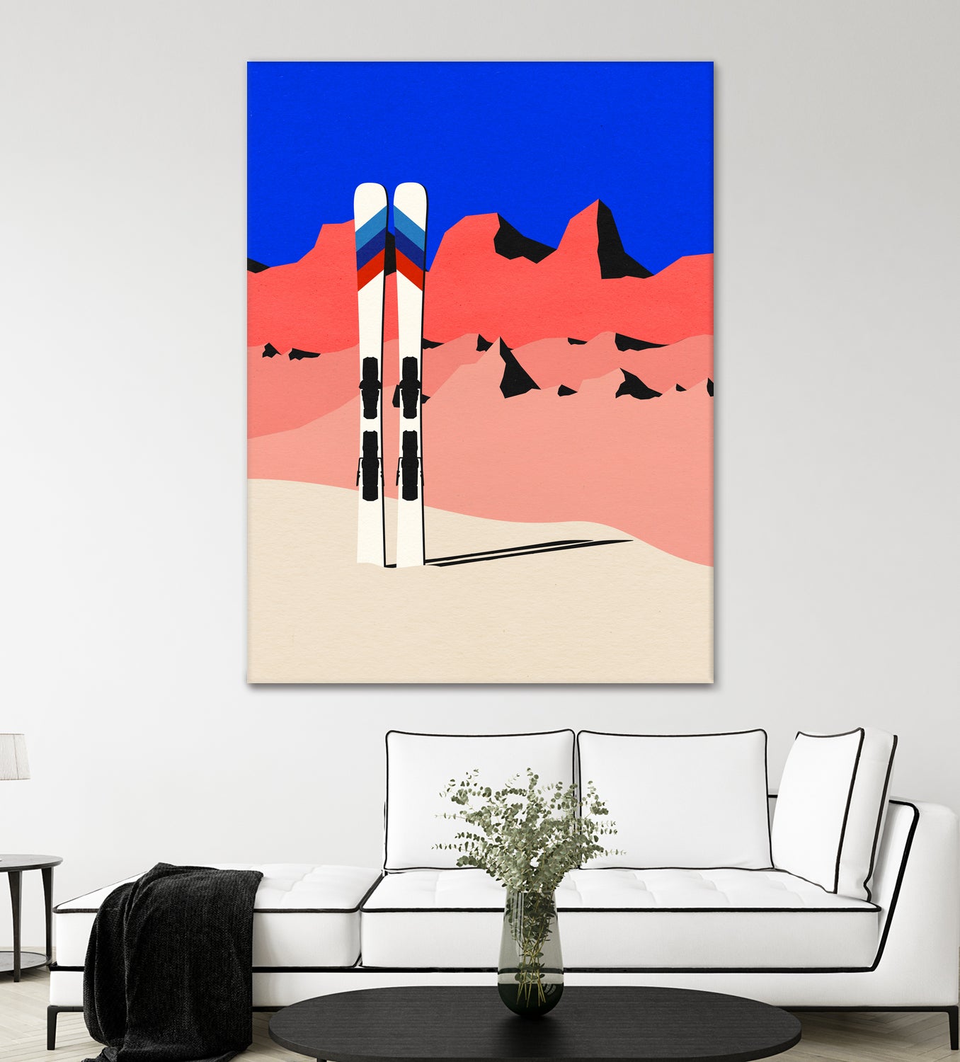アート・デザイン・音楽 Dessins Tout-Terrain Ski Alpin - Art Print by Rosi Feist | GIANT ART