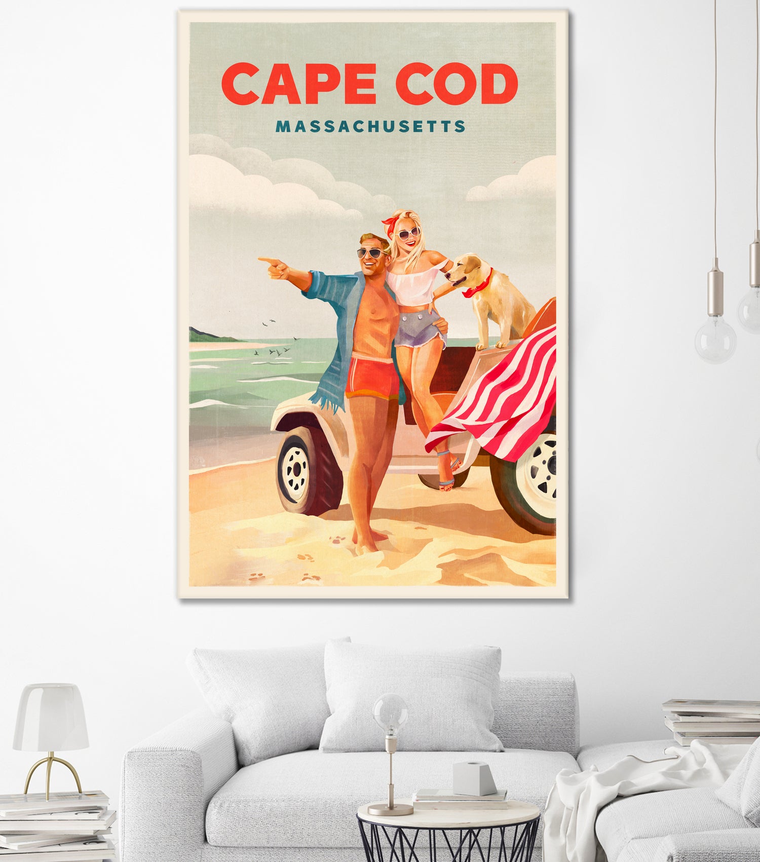 Cape Cod Massachusetts Summer Beach Art - Art Print by The Whiskey