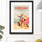 Cape Cod Massachusetts Summer Beach Art by The Whiskey Ginger on GIANT ART - figurative blonde