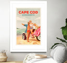 Cape Cod Massachusetts Summer Beach Art by The Whiskey Ginger on GIANT ART - figurative blonde