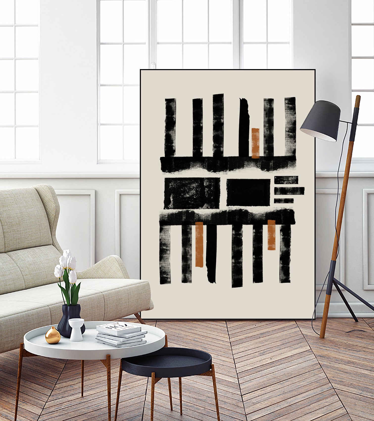 Geometric Rhythm by THE MIUUS STUDIO on GIANT ART - abstract modern
