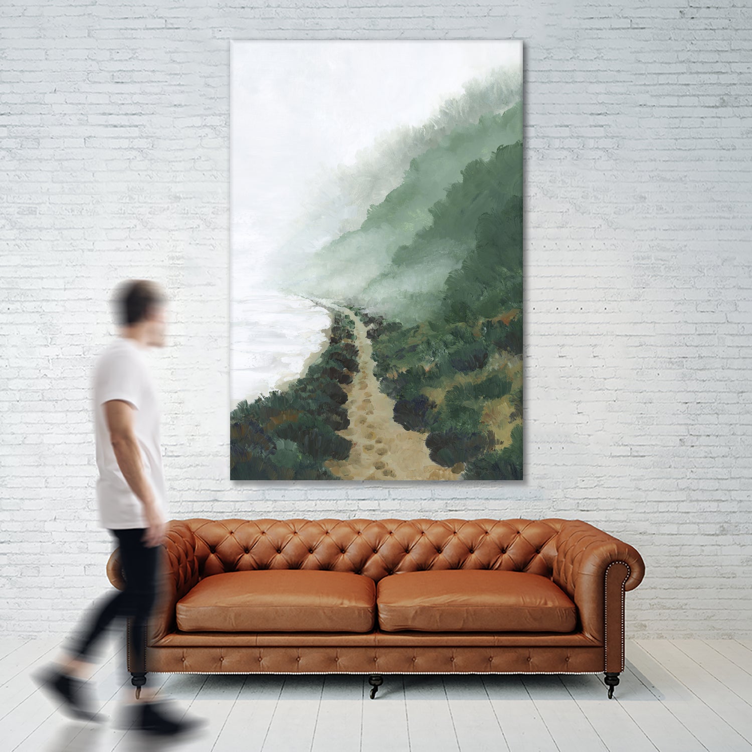 Edge in the fog by Rosana Laiz Blursbyai on GIANT ART - landscape landscape