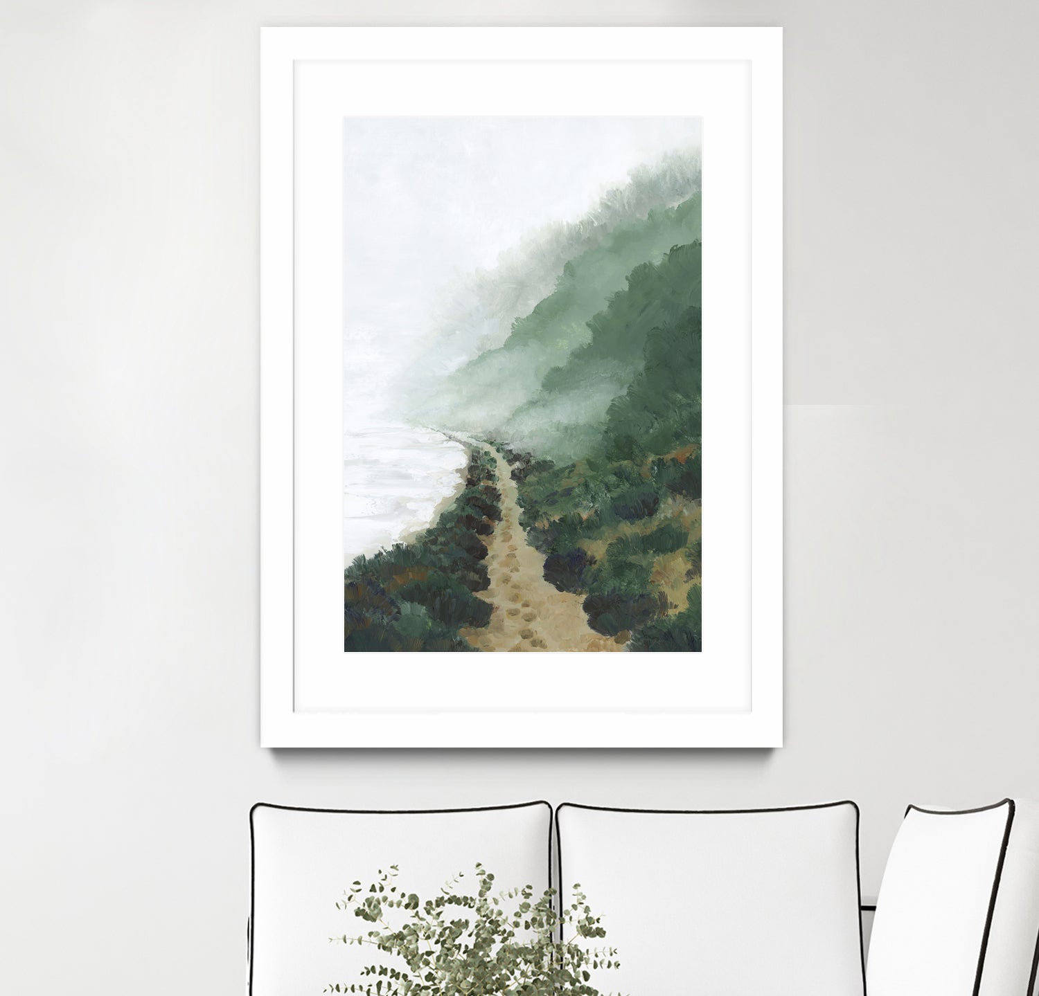 Edge in the fog by Rosana Laiz Blursbyai on GIANT ART - landscape landscape