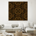 Golden Maze Pattern by Marika Barsrsind on GIANT ART - 8000 illustration