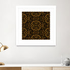 Golden Maze Pattern by Marika Barsrsind on GIANT ART - 8000 illustration