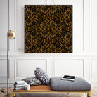Golden Maze Pattern by Marika Barsrsind on GIANT ART - 8000 illustration