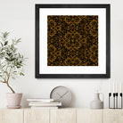 Golden Maze Pattern by Marika Barsrsind on GIANT ART - 8000 illustration