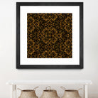 Golden Maze Pattern by Marika Barsrsind on GIANT ART - 8000 illustration
