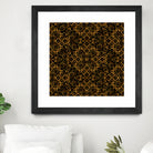 Golden Maze Pattern by Marika Barsrsind on GIANT ART - 8000 illustration
