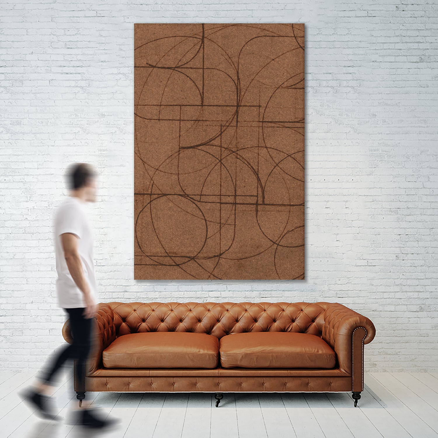 Curved 1 by Dan Hobday on GIANT ART - abstract pattern