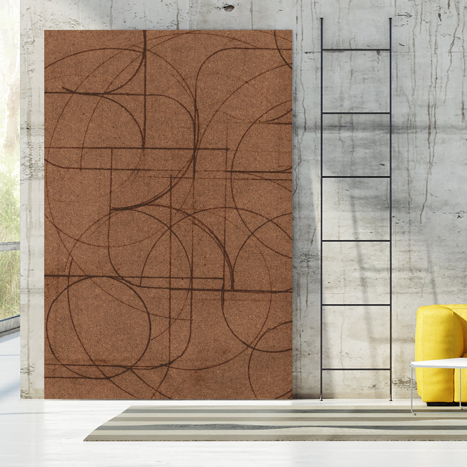 Curved 1 by Dan Hobday on GIANT ART - abstract pattern