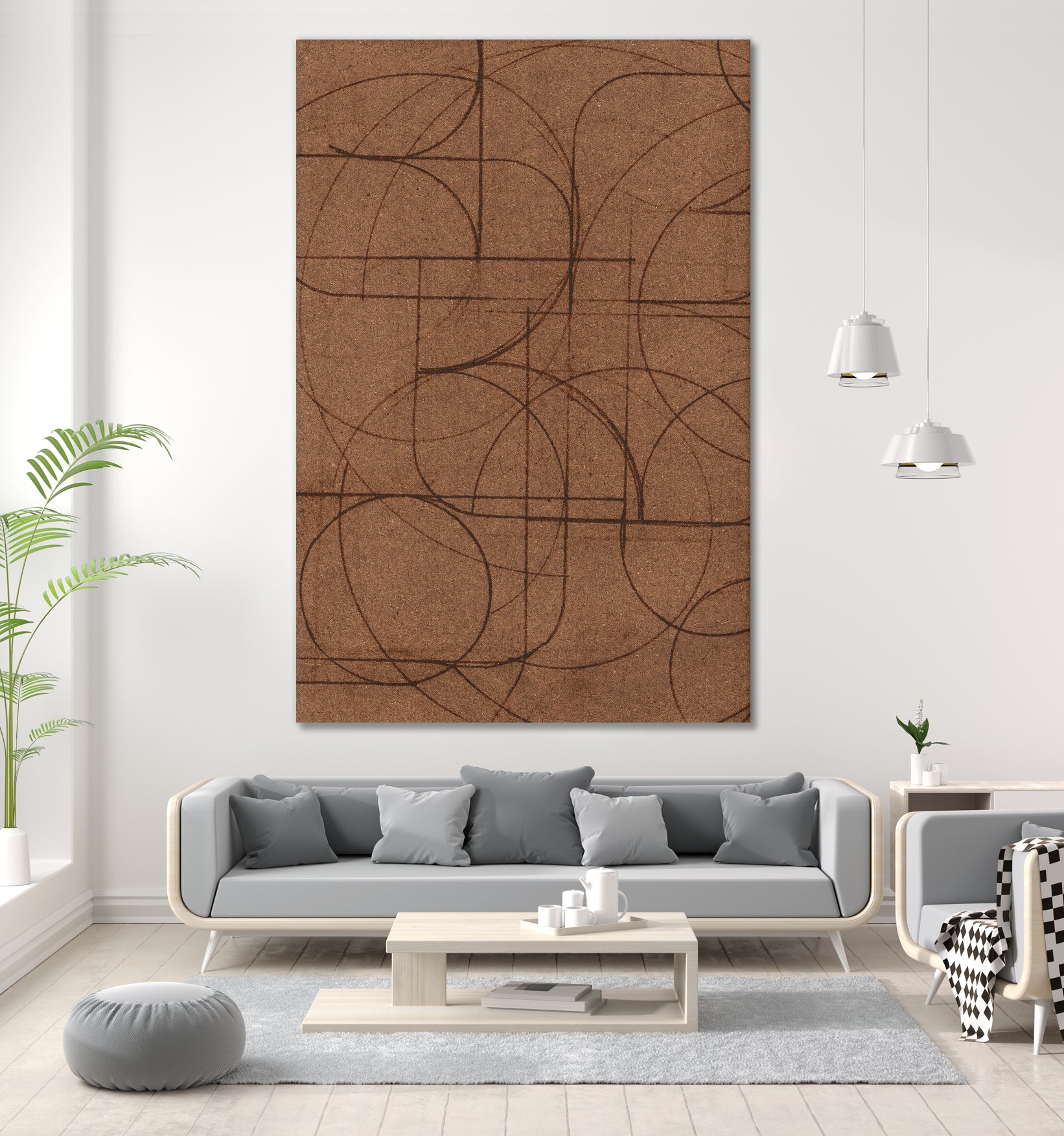 Curved 1 by Dan Hobday on GIANT ART - abstract pattern