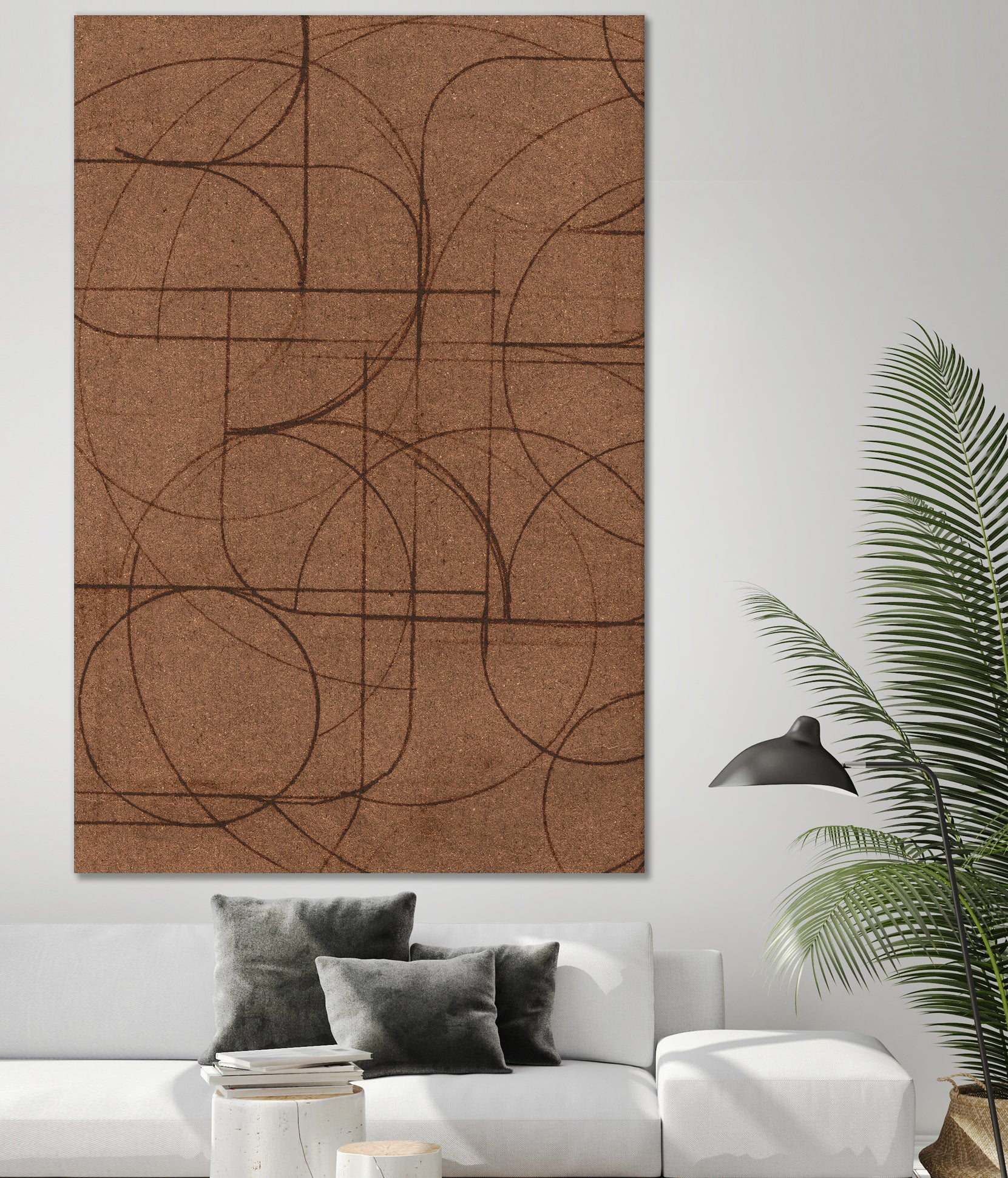 Curved 1 by Dan Hobday on GIANT ART - abstract pattern