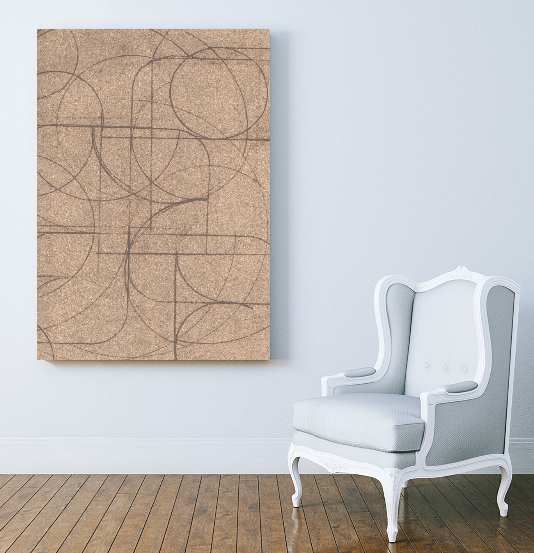 Curved 2 by Dan Hobday on GIANT ART - abstract pattern