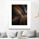 Golden Tones In Dark Stone by Alpenglow Workshop on GIANT ART - abstract abstract art