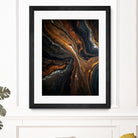 Golden Tones In Dark Stone by Alpenglow Workshop on GIANT ART - abstract abstract art