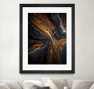 Golden Tones In Dark Stone by Alpenglow Workshop on GIANT ART - abstract abstract art