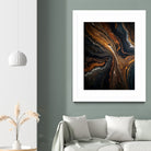 Golden Tones In Dark Stone by Alpenglow Workshop on GIANT ART - abstract abstract art