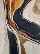 Textured Earth In Black and Gold by Alpenglow Workshop on GIANT ART - aesthetic abstract aesthetic
