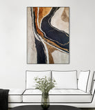 Textured Earth In Black and Gold by Alpenglow Workshop on GIANT ART - aesthetic abstract aesthetic