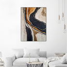 Textured Earth In Black and Gold by Alpenglow Workshop on GIANT ART - aesthetic abstract aesthetic