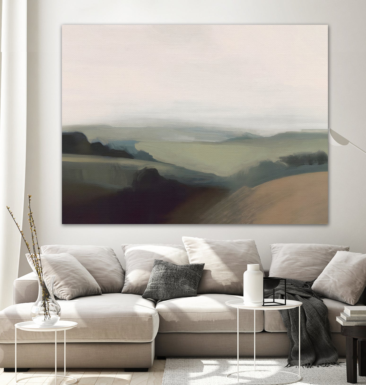 Abstract Landscape 02 by Roseanne Kenny on GIANT ART - abstract sky