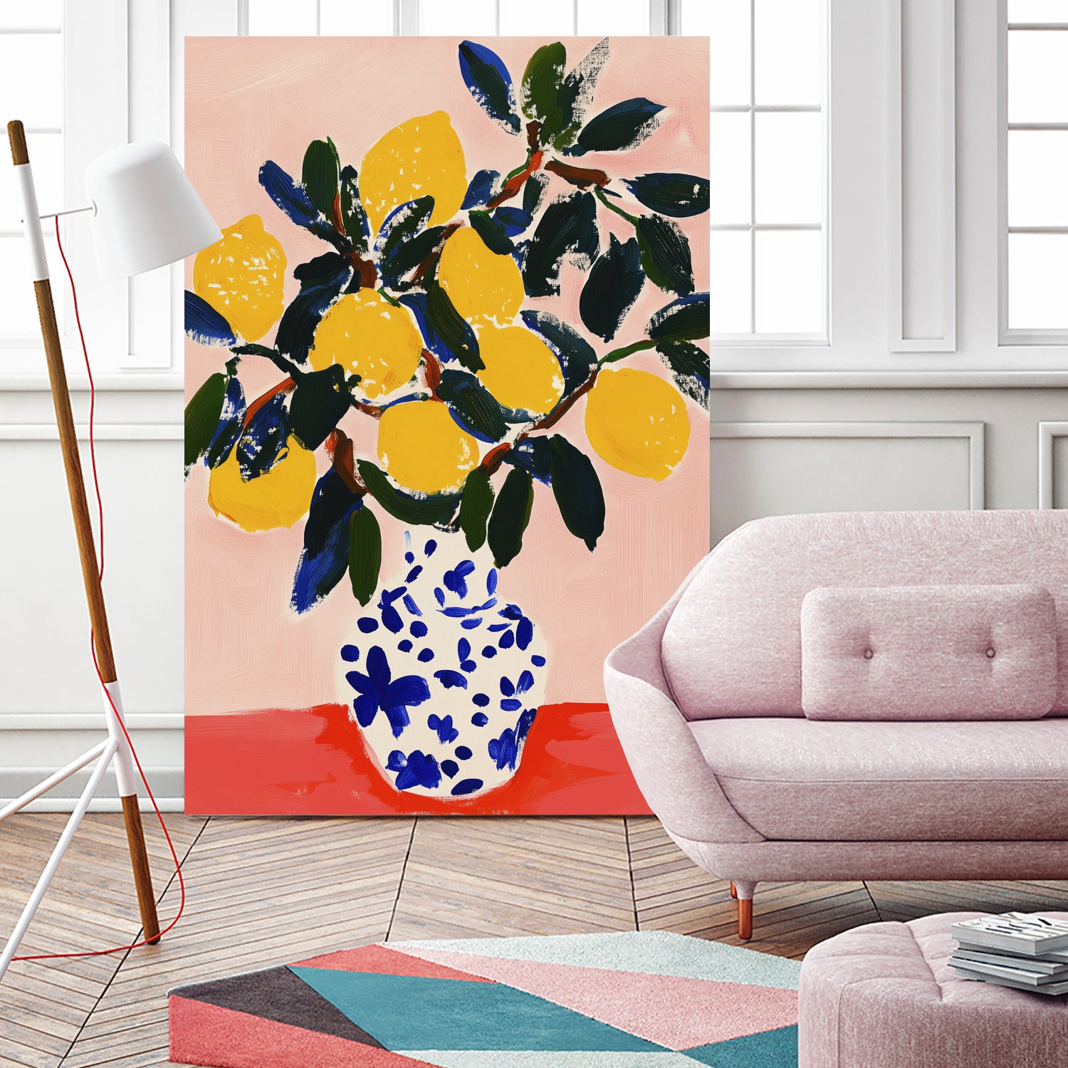 Lemon bouquet by Treechild on GIANT ART - painting flowers and plants painting