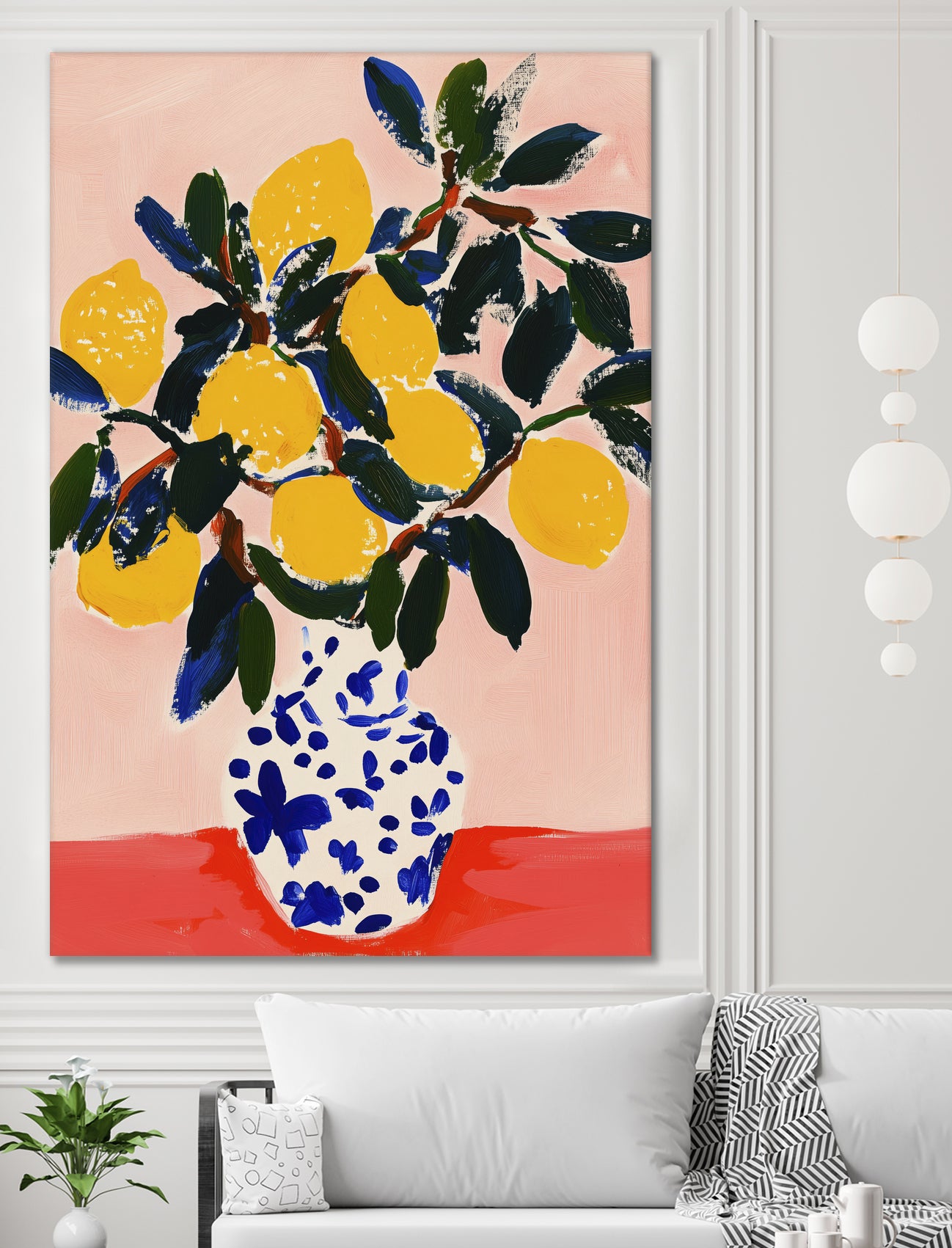 Lemon bouquet by Treechild on GIANT ART - painting flowers and plants painting