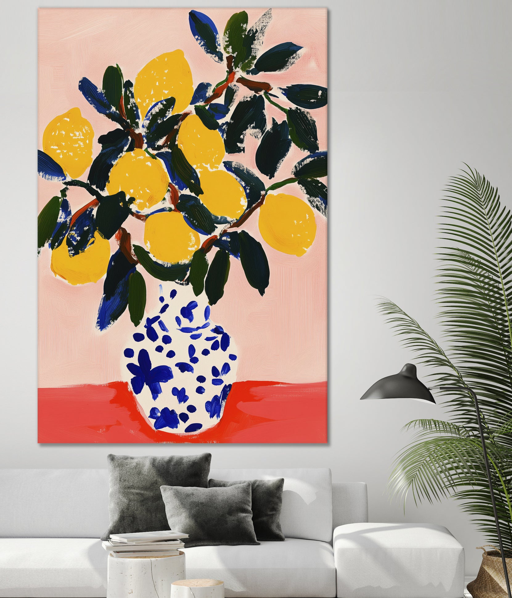 Lemon bouquet by Treechild on GIANT ART - painting flowers and plants painting