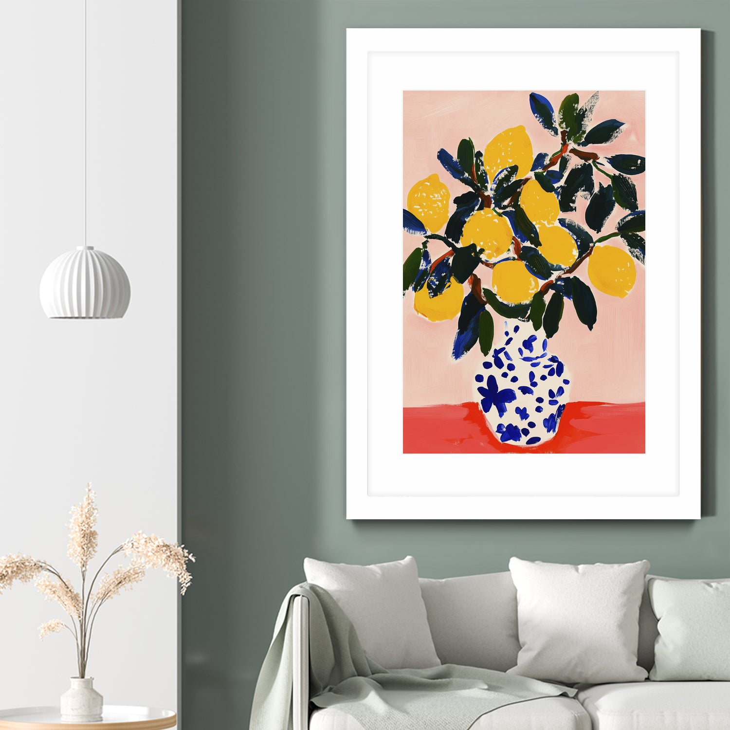 Lemon bouquet by Treechild on GIANT ART - painting flowers and plants painting