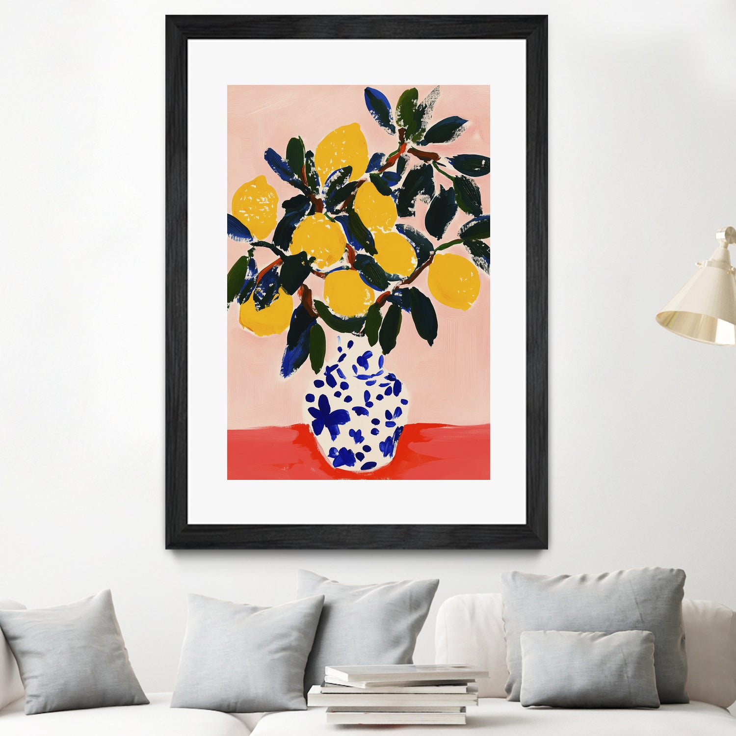 Lemon bouquet by Treechild on GIANT ART - painting flowers and plants painting