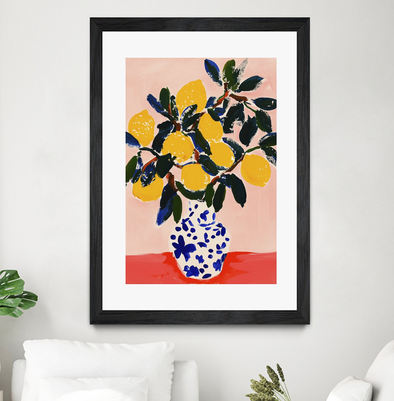 Lemon bouquet by Treechild on GIANT ART - painting flowers and plants painting