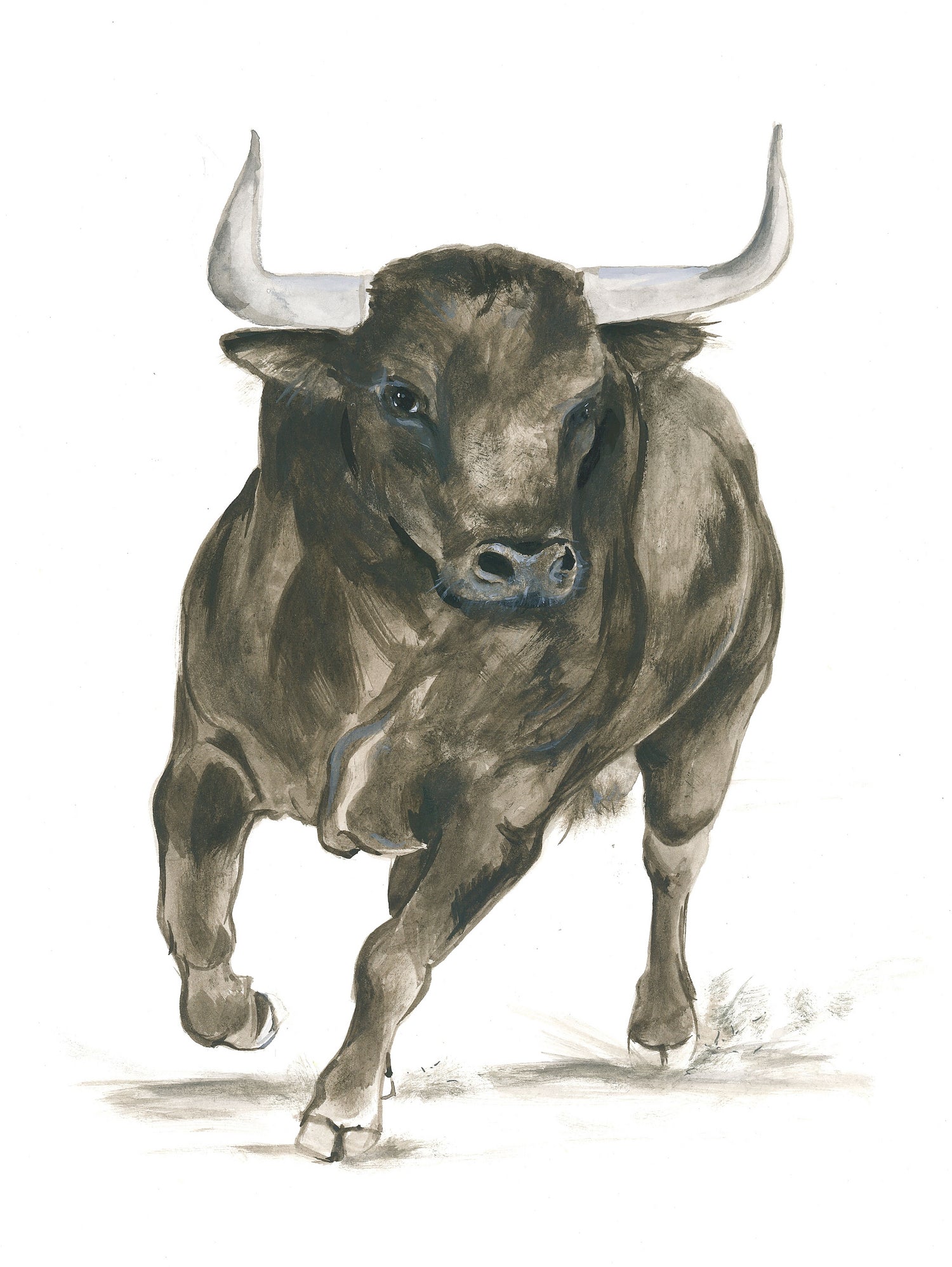 Charging Bull Power by Isabelle Brent on GIANT ART - 4885 illustration