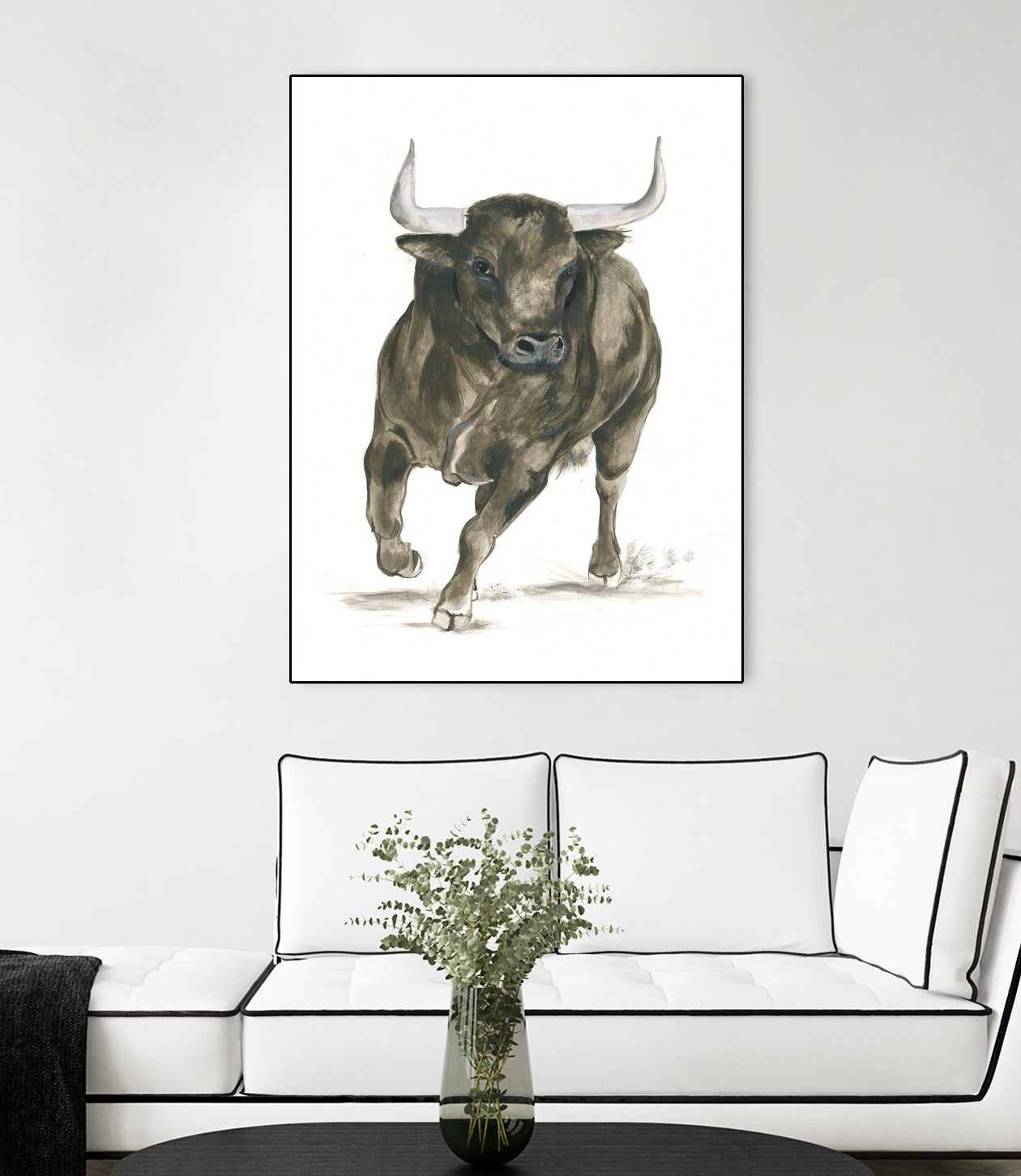 Charging Bull Power - Art Print by Isabelle Brent | GIANT ART