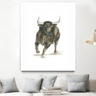 Charging Bull Power by Isabelle Brent on GIANT ART - 4885 illustration