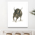 Charging Bull Power by Isabelle Brent on GIANT ART - 4885 illustration